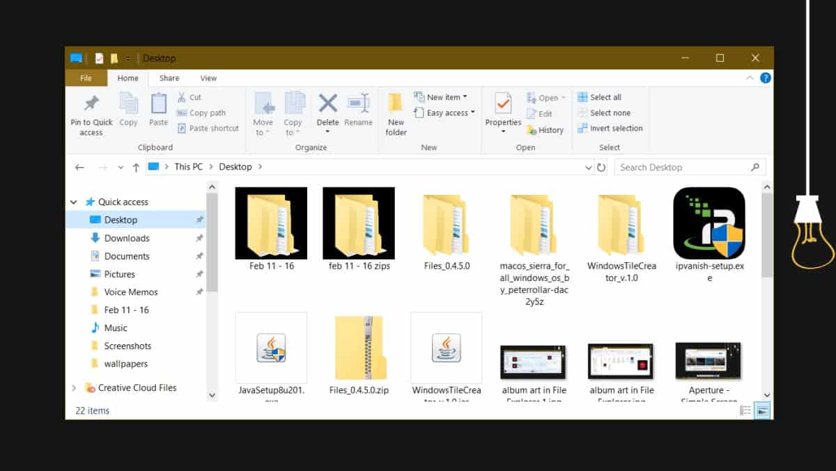 secure folders windows 10